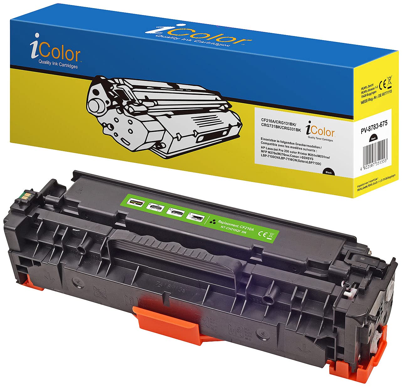 iColor Toner czarny HP LaserJet Pro 200 M276N/M276NW/M251N - Kompatybilny