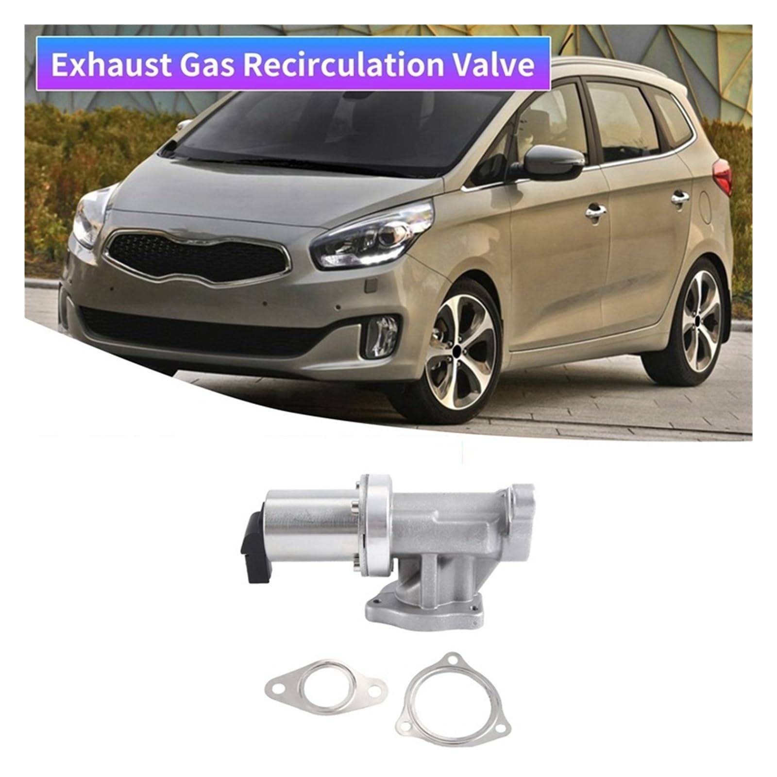 28410-27410 metalowy zawór recyrkulacyjny spalin (EGR) do Kia Carens MK3 2.0 CRDI