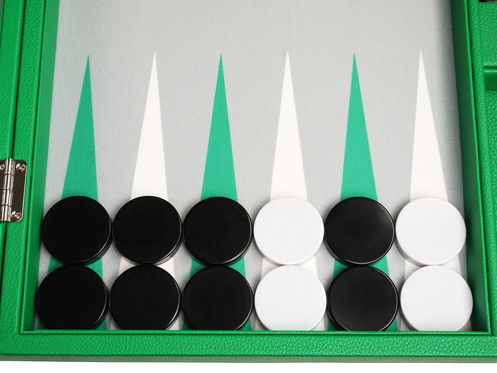 Gioco Backgammon Adulti 64×48 cm – Verde – Silverman & Co.