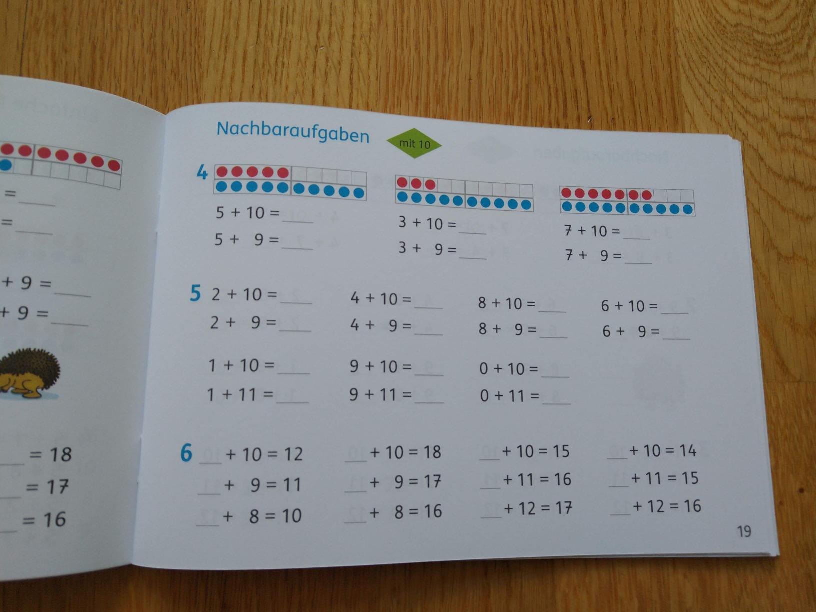 Das Zahlenbuch 1: Igel-Übungsheft - Sicher rechnen (Arbeitsheft für das