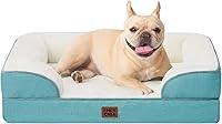 Vista 48 de EHEYCIGA Camas ortopédicas para perros extra grandes, cama impermeable de espuma viscoelástica XXL para mascotas con laterales, fondo antideslizante