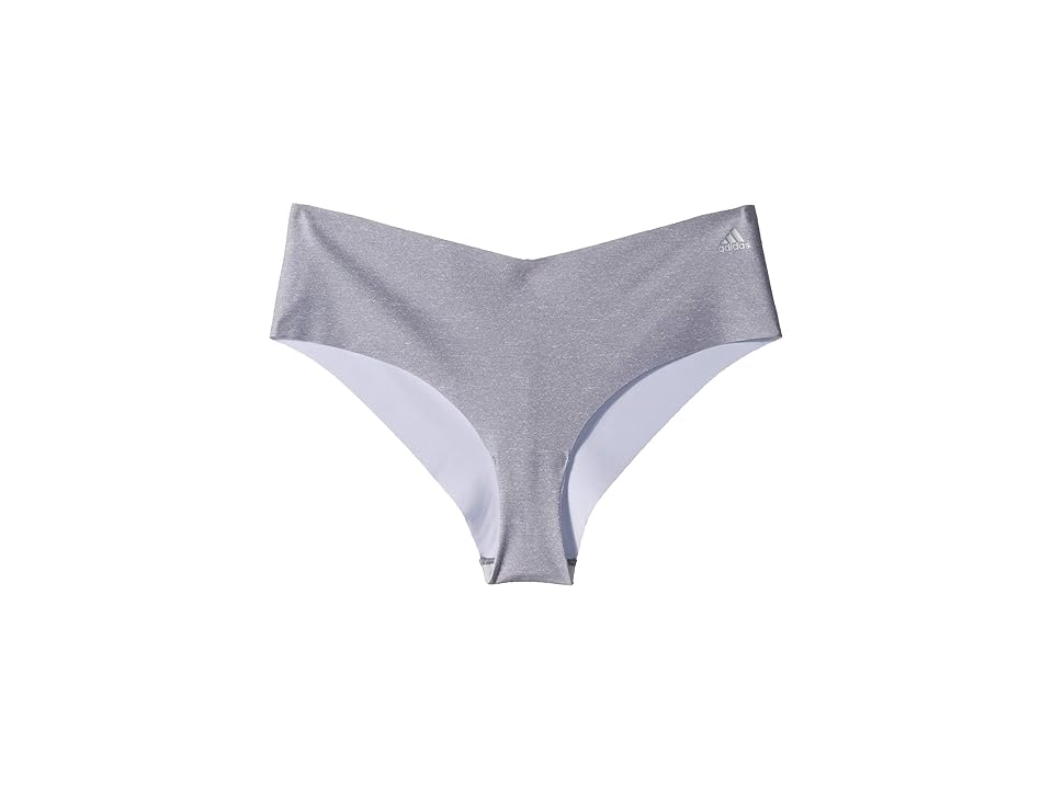 

adidas Seamless Underwear Single Hipster (Grey Static Heather/Matte Silver) Women's Underwear, Gray