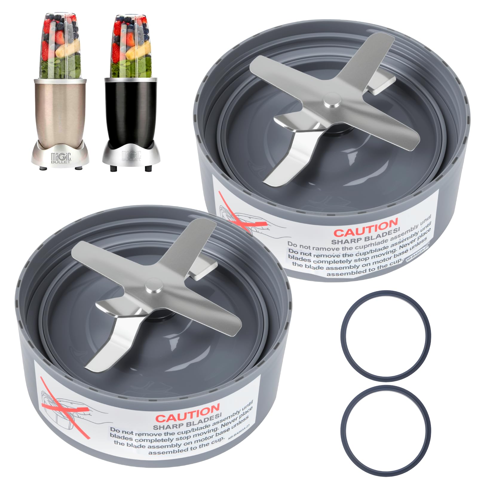 2-Pack Replacement Extractor Blade for NutriBullet 600w/900w Pro Blender