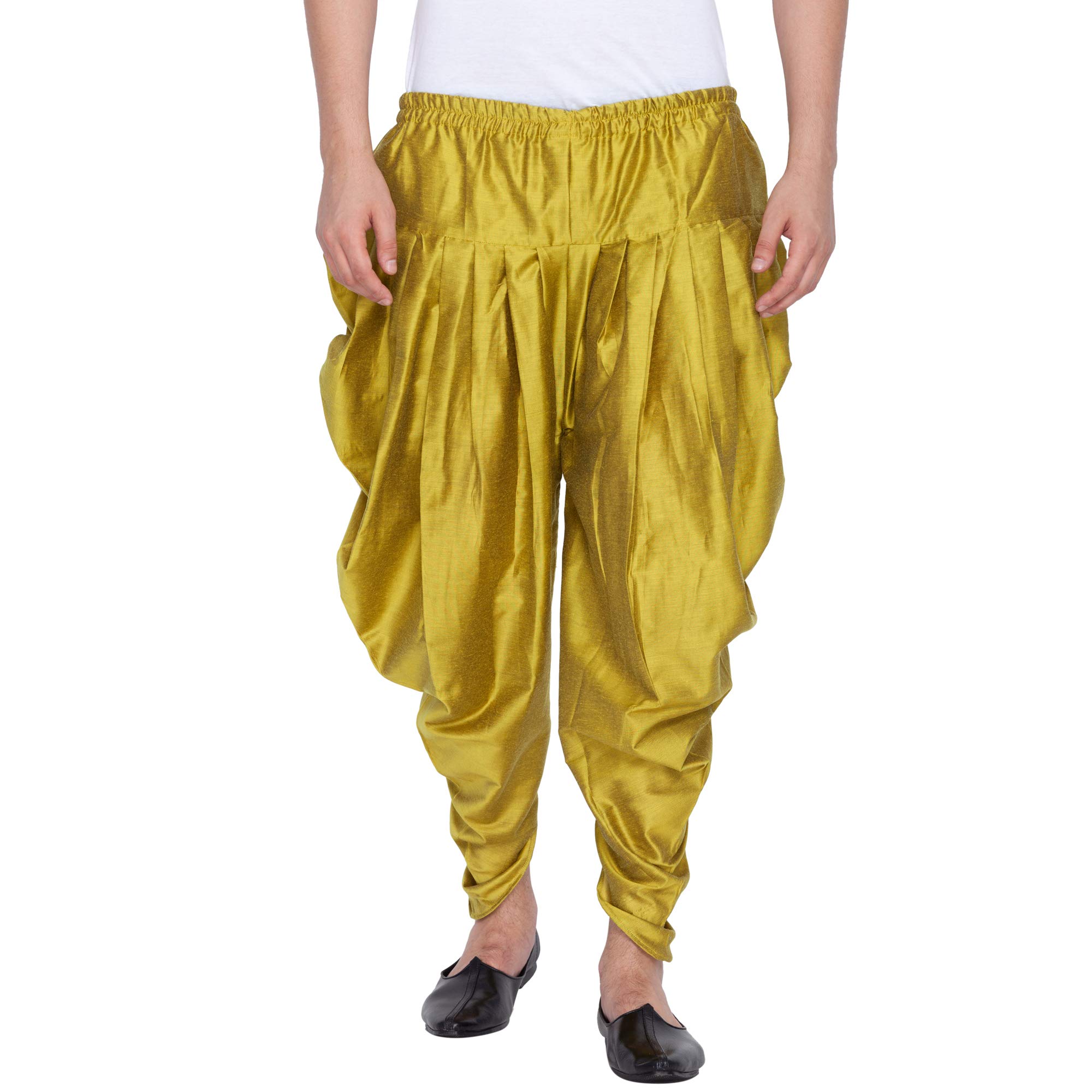 vastramay Men's Regular Fit Mid Rise Dhoti Pants-picture-11