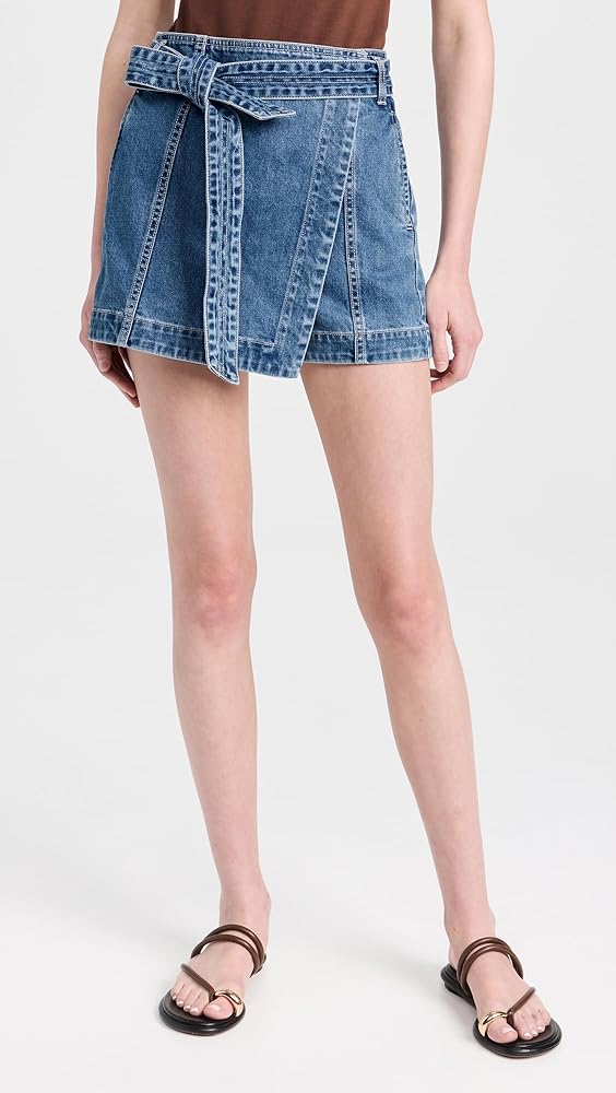 Veronica Beard Jean Women's Agee Skort, Bright Lakeshore Veronica Beard Jean Women's Agee Skort, Bright Lakeshore