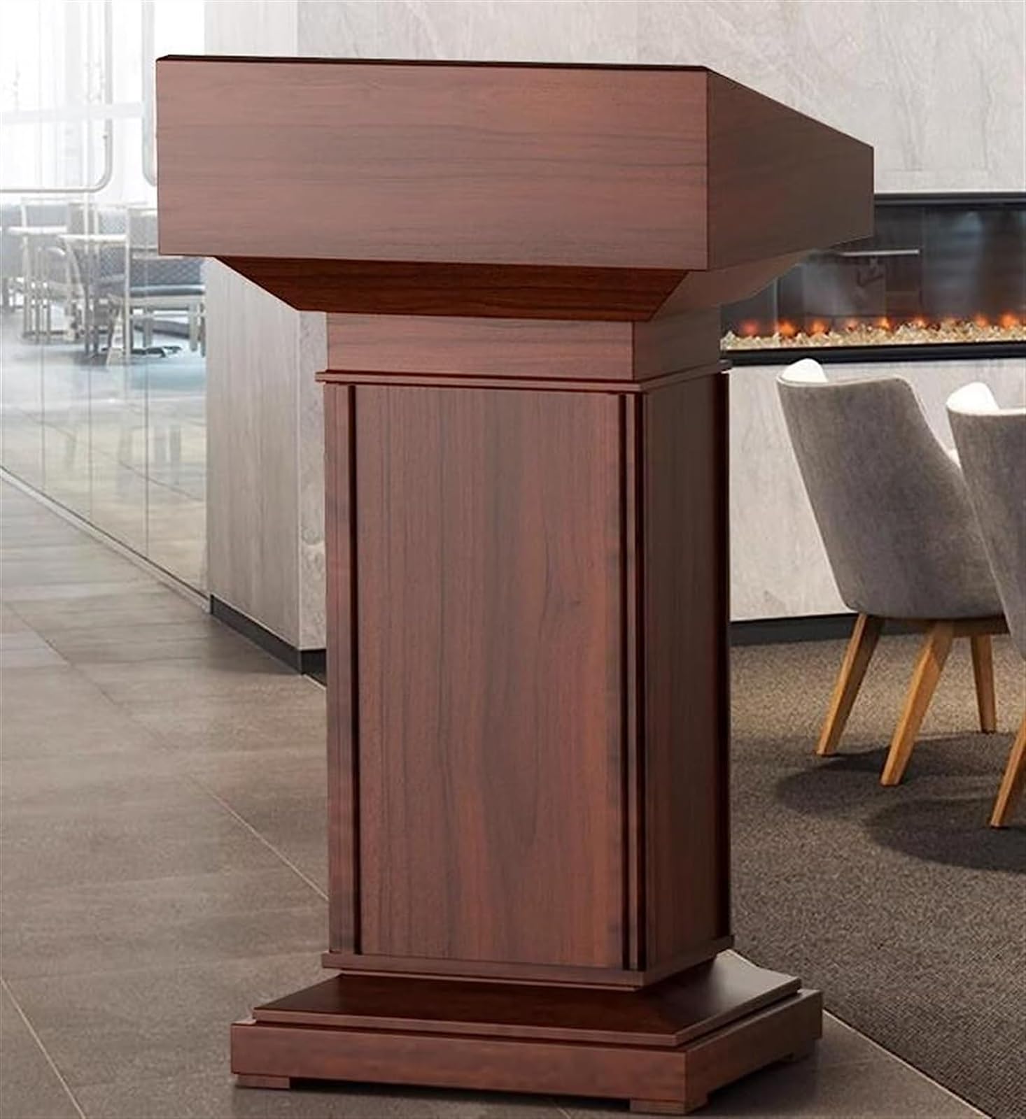 Amazon.co.jp: 演台 司会者台 演説台 47 インチ傾斜表彰台スタンド教室