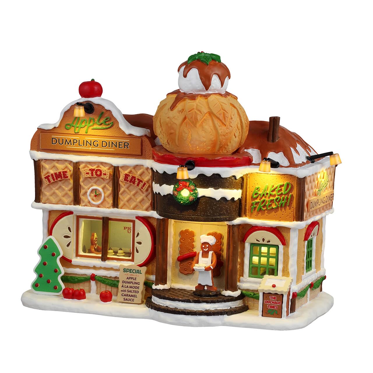 Apple Dumpling Diner 4,5 V regalo original decoración festiva