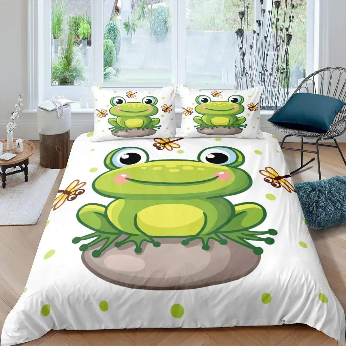 Housse de couette 160x200 fermeture éclair respirante en microfibre 110gsm