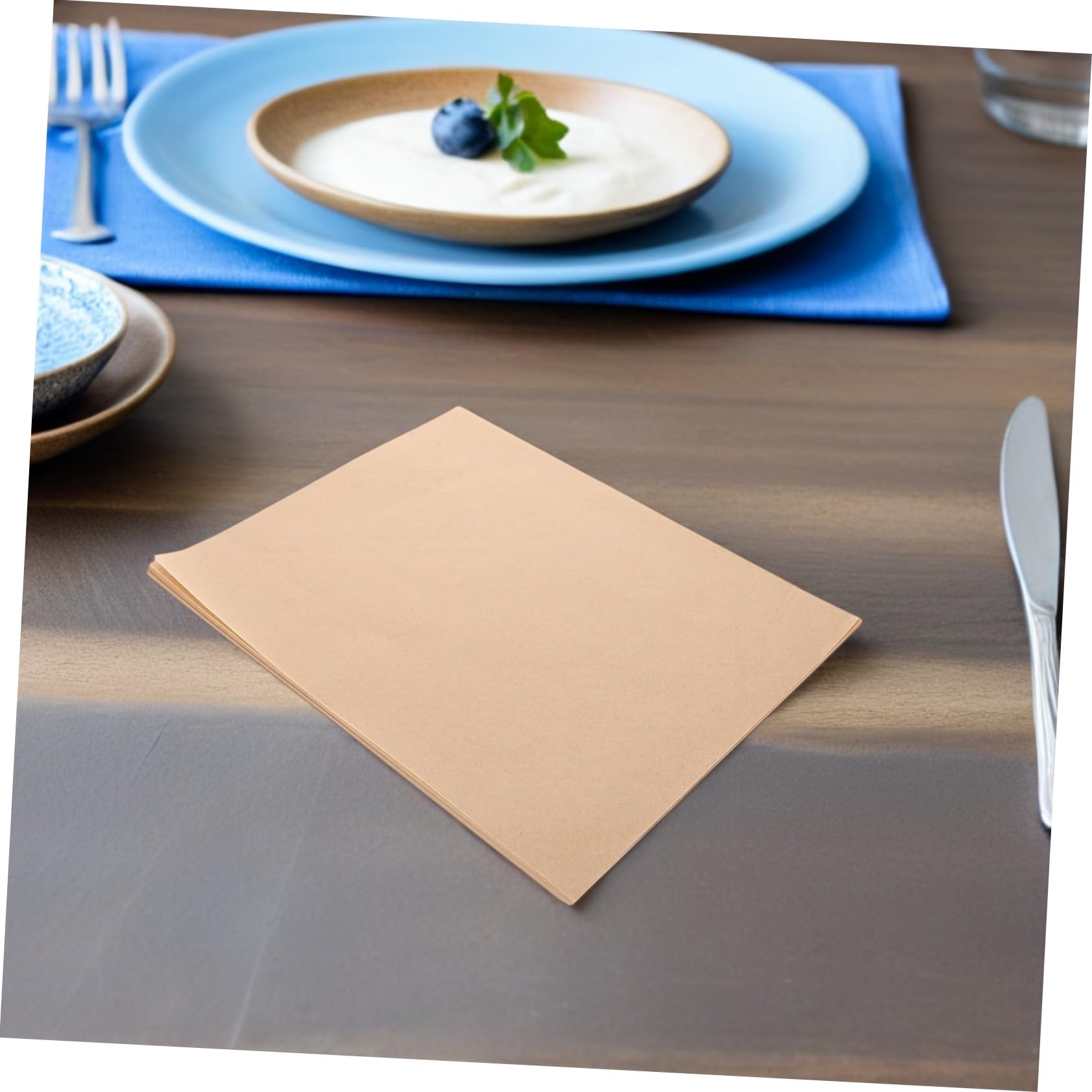Feuilles de Papier Sulfurisé pour Cuisson 500 Pcs, Papier Anti-graisse