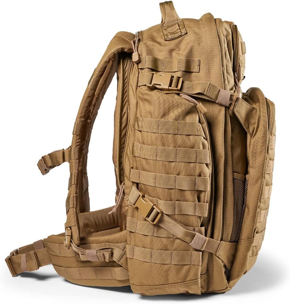 5.11 Tactical Backpack ‚ Rush 72 2.0 ‚ Military Molle Pack, CCW and Laptop Compartment, 55 Liter, Large, Style 56565 ‚ Kangaroo : Sports & Outdoors