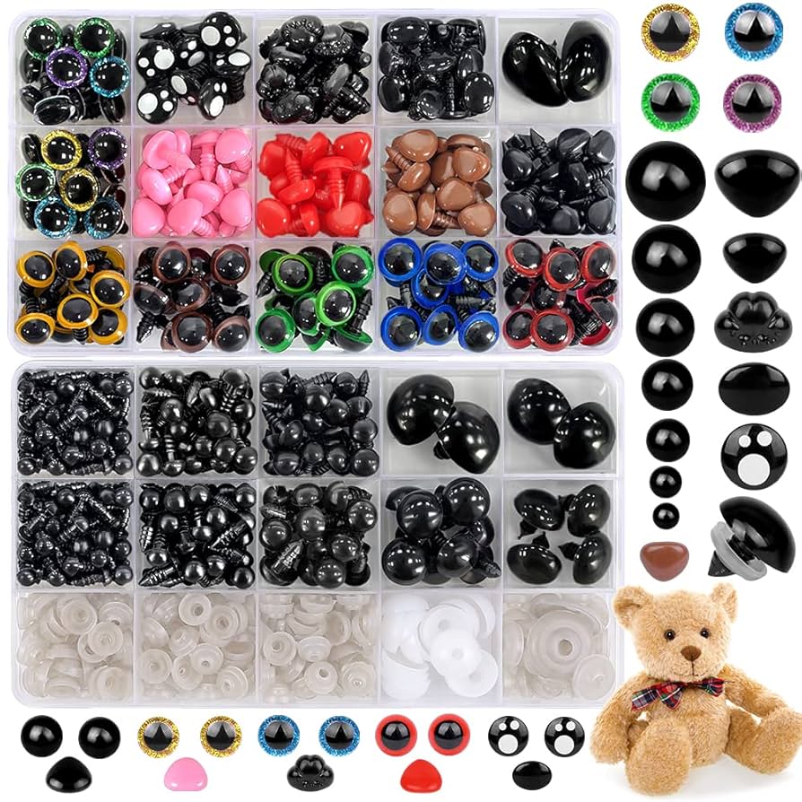 Amazon.com: YUJUN 700PCS Safety Eyes for Crochet,6