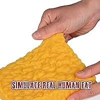 Vista 3 de SimCoach Réplica de grasa corporal humana de 1 libra, motivación y recordatorio para mantenerse en forma y pérdida de peso, modelo de demostración