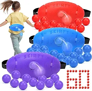 3 Pack Shaking Swing Balls Set for Kids Adults, Outdoors Indoors Birthday Games Toy with 60 Balls, Carnival Bachelorette Party Games for Boys and Girls, Lawn Minute to Win It for Kid 4 5 6+