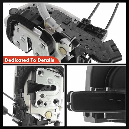 Miniatura 7 de A-Premium Actuador de bloqueo de puerta compatible con vehículos Nissan, Altima 2007-2012 L4 2.5LV6 3.5L, Sedán, lado delantero izquierdo del