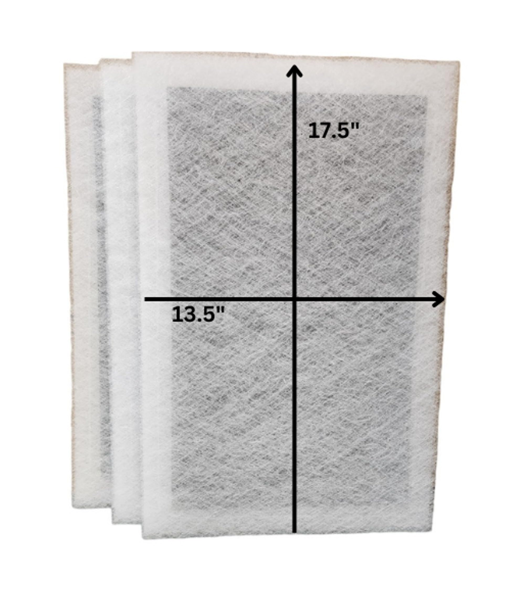 3 compatible 15x20 StratosAire Air Cleaner Replacement Compatible Filter Pads (Actual Filter Size 13.5x17.5) FAst-Shipped-Filters