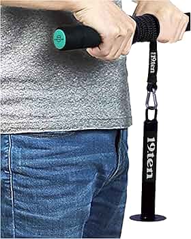 19ten Forearm Blaster Arm Twister with Anti-Slip Knurled Handles Rope and Loading Pin for Hand Exercise Muscle Wrist Finger Biceps Strengthening Arm T...