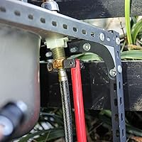 Vista 7 de HAUTMEC Llave de Lavabo Profesional de 11 Pulgadas Llave de Grifo de Fregadero para Espacios Reducidos con Capacidad Ajustable de 3/8'' a 1-1/4