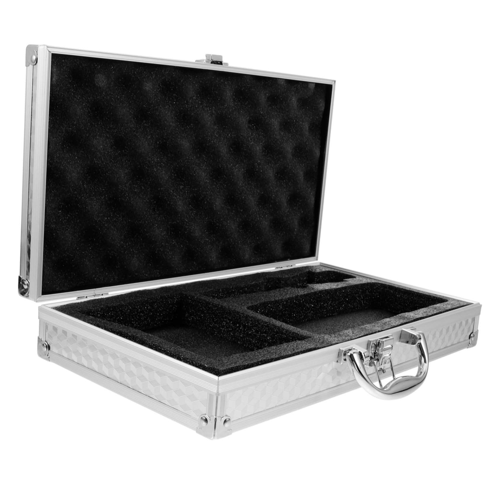Toddmomy Handheld Protective Case Large for Ktv Mic Sound Card Case Alloy Construction