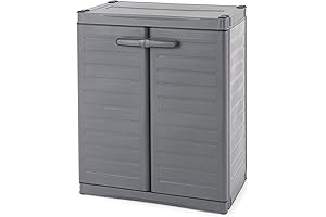 Gracious Living MaxIt Heavy Duty Premium Plastic Utility Cabinet: The Ultimate Storage Solution!