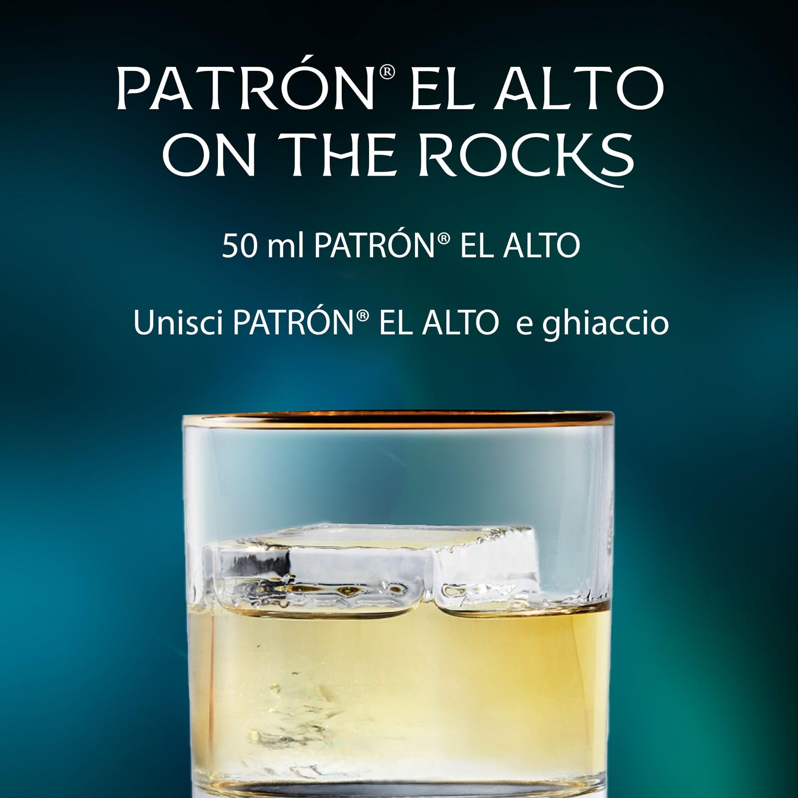 PATRÓN EL ALTO Pregiata Tequila Reposado, 40% vol., 1750 ml / 1,75 L, Realizzata a Mano in Piccoli Lotti dal 100% di Agave Blue Weber a Jalisco, Messico