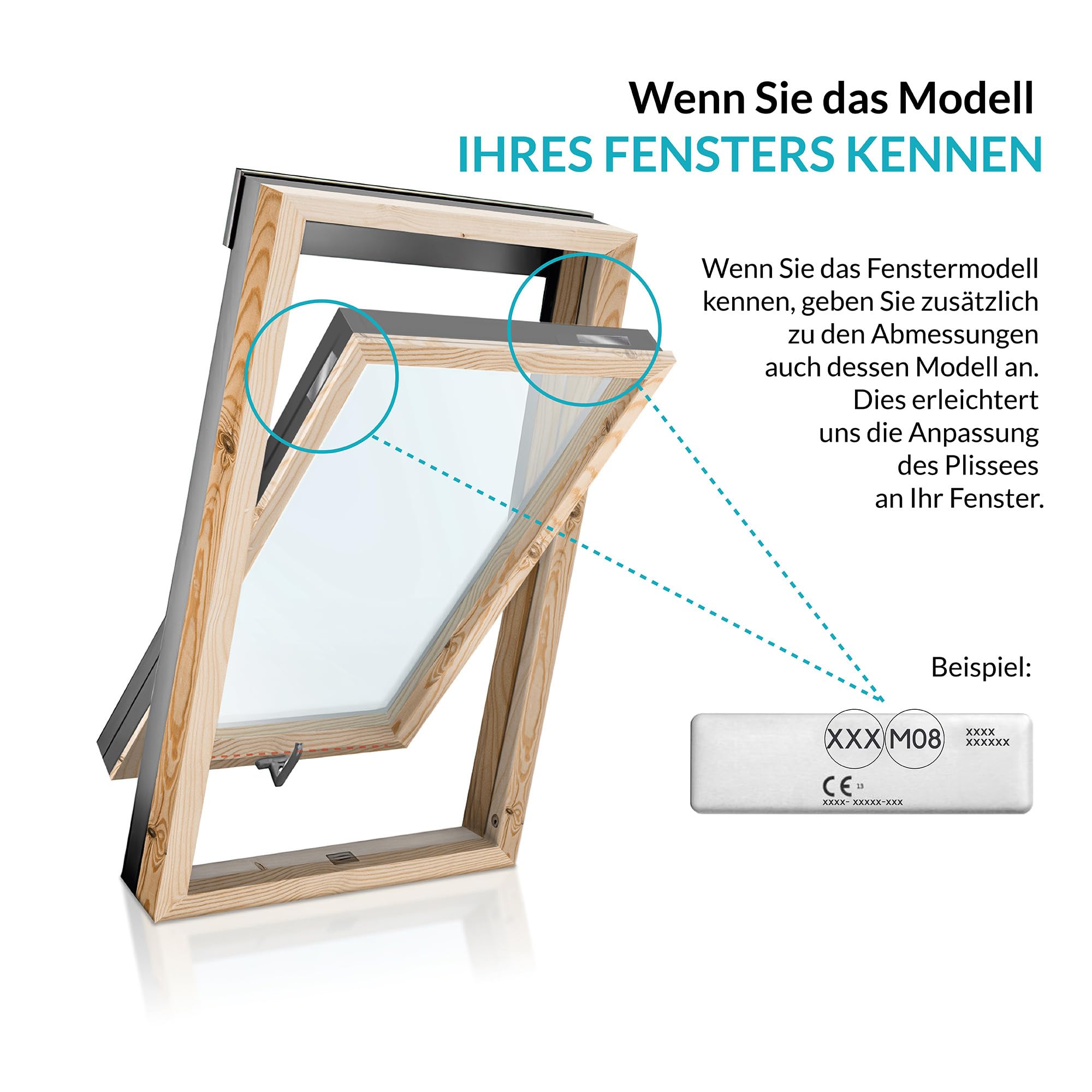 Estika Custom Dachfenster Wabenplissee - nach Maß - Premium Kollektion 7 Stofffarben - Breite 30-120 cm, Höhe 50-149 cm - Dachfensterrollo, Sonnenschutz Dachfenster, Thermo-Plissee