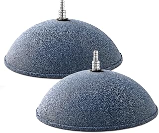 kathson Mineral Airstones Bubble 4 Inch Ball Shape Diffuser Air Stone for Aquarium Fish Tank, Pump and Hydroponics(2 Pack)