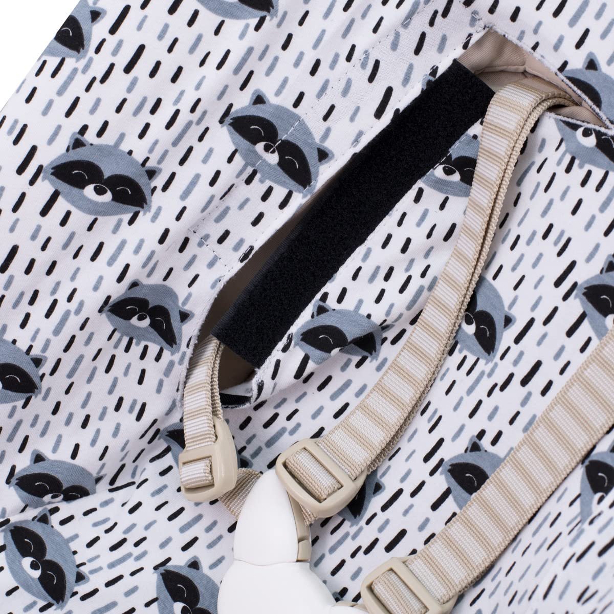 JYOKO Kids Funda de Algodón Compatible con Stokke Newborn (Raccoon)