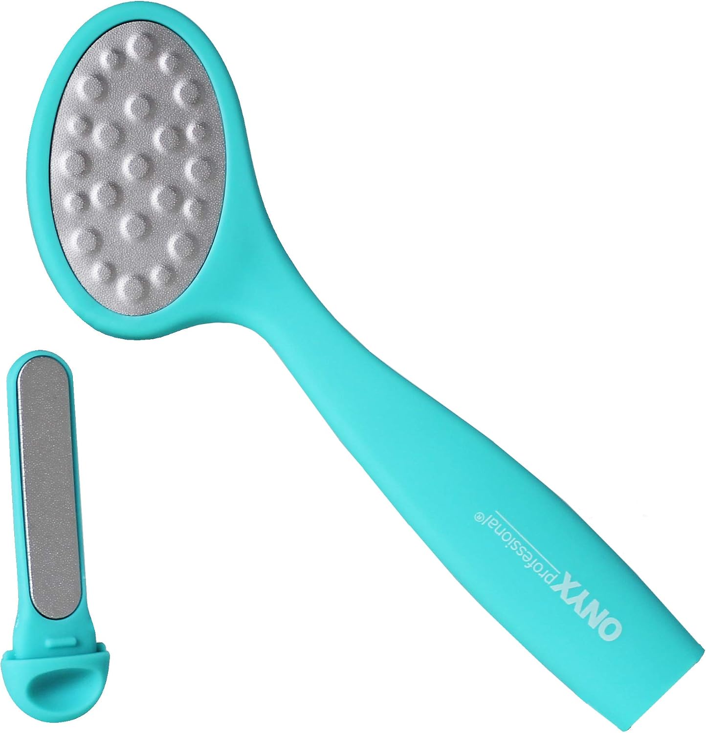 Onyx Professional 3 in 1 Diamond Foot Scrubber/for Feet, Callus Remover, Dead Skin, Dry Cracked Heels, Corns/Foot File Scrubber Exfoliator Removes Hard Rough Dry Cracked Skin