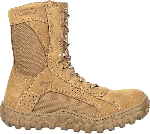 Miniatura 7 de ROCKY S2V Botas militares tácticas con punta compuesta, talla 10.5 (M) color marrón coyote, Marrón Coyote
