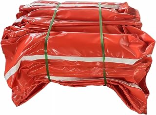 Float-Type Oil Containment Fence,Flood Bags PVC Oil Fence, Thicken Rubber Prevent Pollution Intercept Garbage (Color : Orange, Size : 0.45x10m)