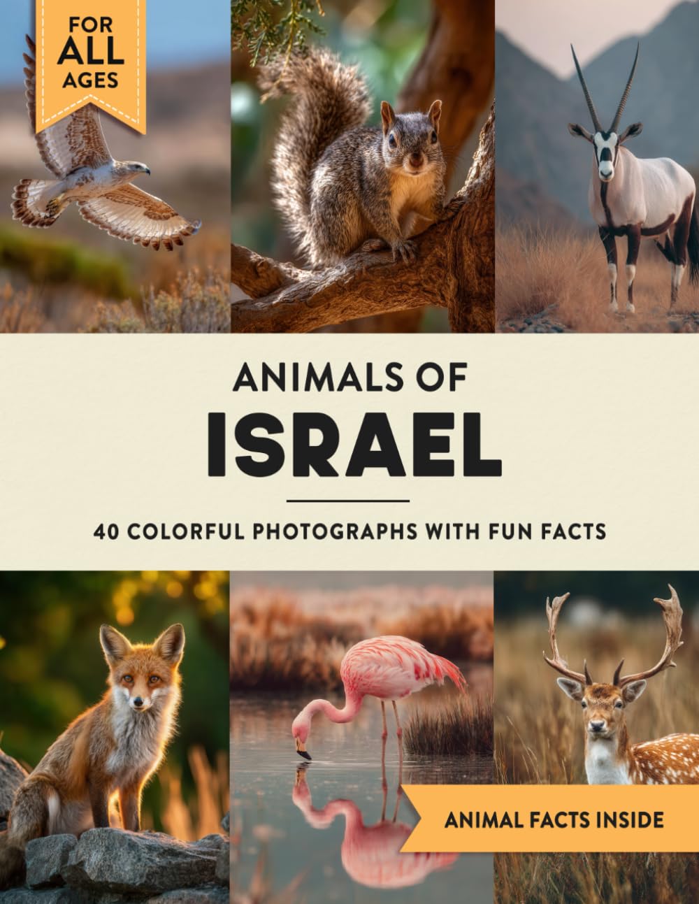 Animals of Israel: A Wildlife Picture Book With Fun Facts Including Negev Desert and Galilee For Kids & Adults