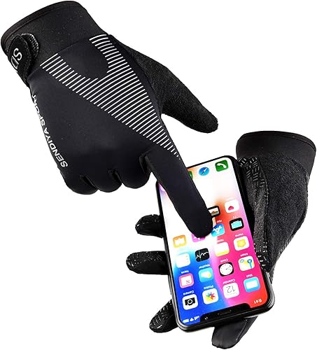 Miniatura 11 de YHT Guantes de entrenamiento, protección completa de la palma y agarre extra, guantes de gimnasio, pesca y esgrima para levantamiento de pesas,