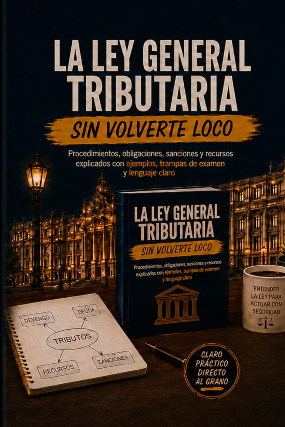 LA LEY GENERAL TRIBUTARIA SIN VOLVERTE LOCO: Procedimientos, obligaciones, sanciones y recursos explicados con ejemplos, trampas de examen y lenguaje claro