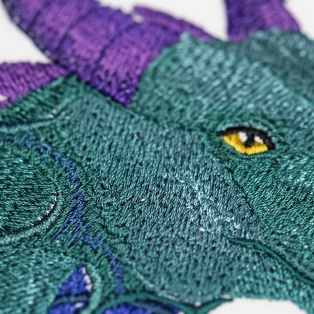 Custom Legendary Mythical Unique Dragon [Dragon Power] Embroidery Iron On/Sew Patch [7.8" * 5.73"][Made in USA]