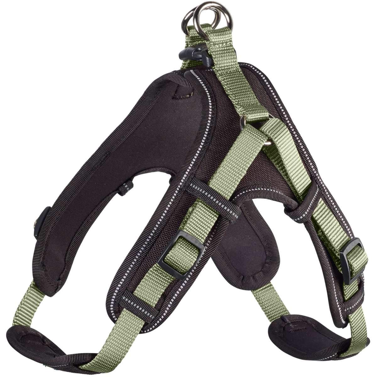 HUNTER Vario Quick Neoprene Harness, Medium, 55-70 cm, 15 mm, Green/Black, Medium, 55 - 70 cm, 15 mm