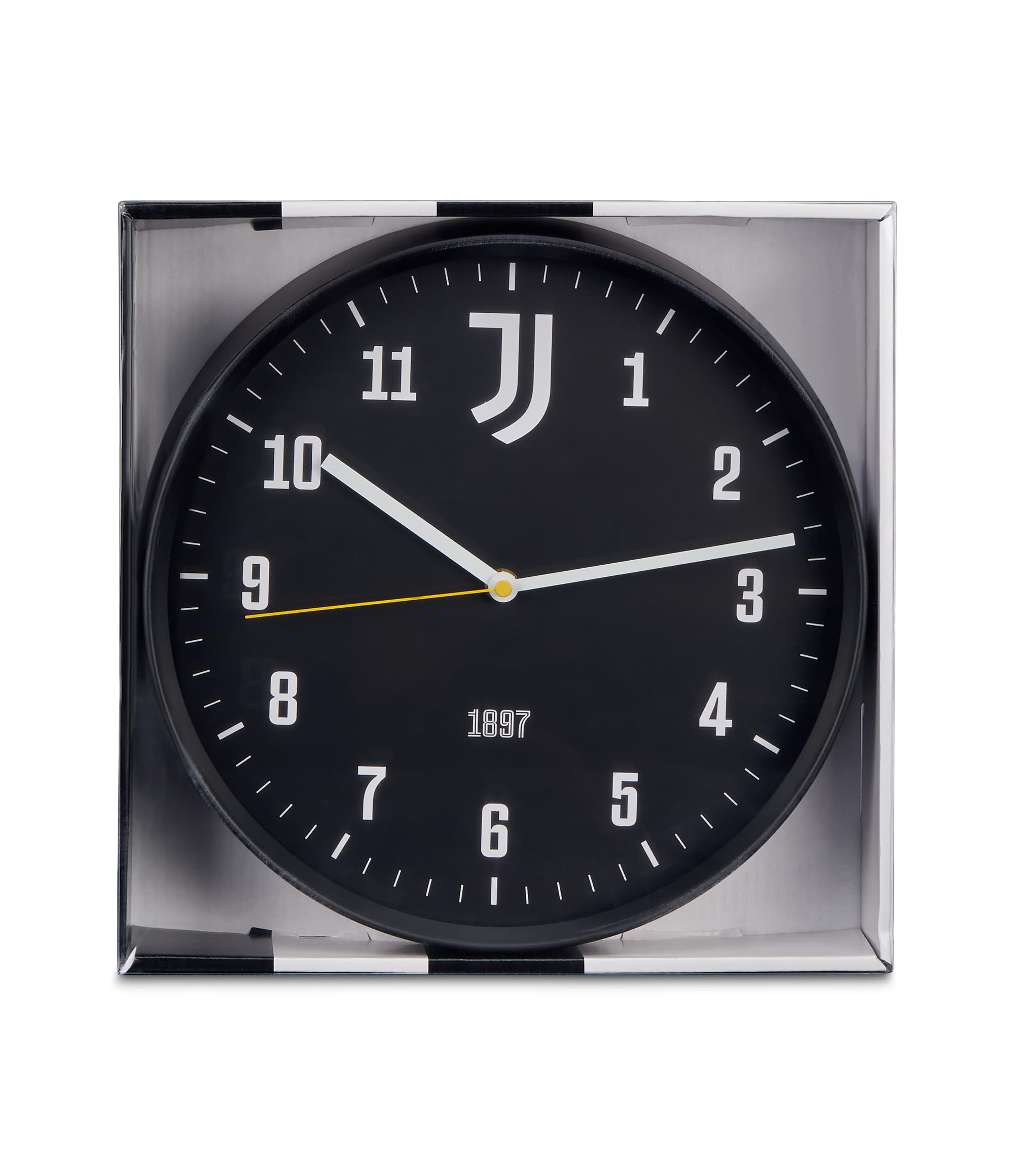 Seven Orologio da parete JUVENTUS al quarzo con movimento continuo, Prodotto ufficiale, Calcio, Idea regalo bambini e adulti