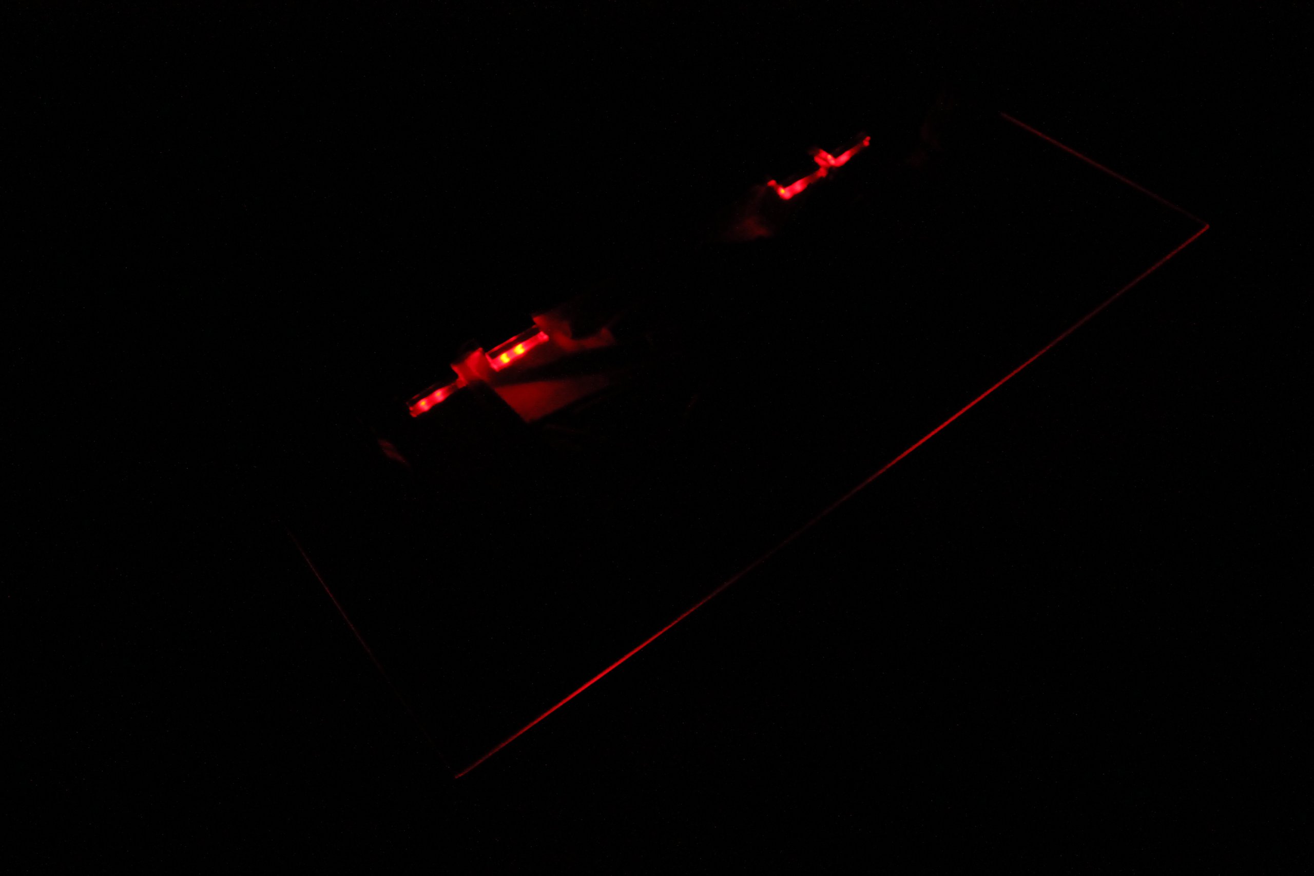 Trango 5er Set 5022-05 RGB Éclairage De Bord En Verre LED à