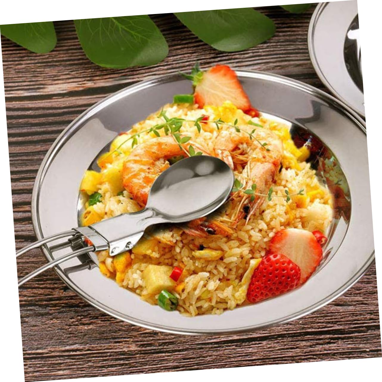 Toyvian Set de Vaisselle en Alliage D'aluminium Noir, Casseroles Antiadhésives Légères et Pratiques Facile à Ranger pour Barbecue et Camping pour 2-3 Personnes pour Voyage et Plein Air
