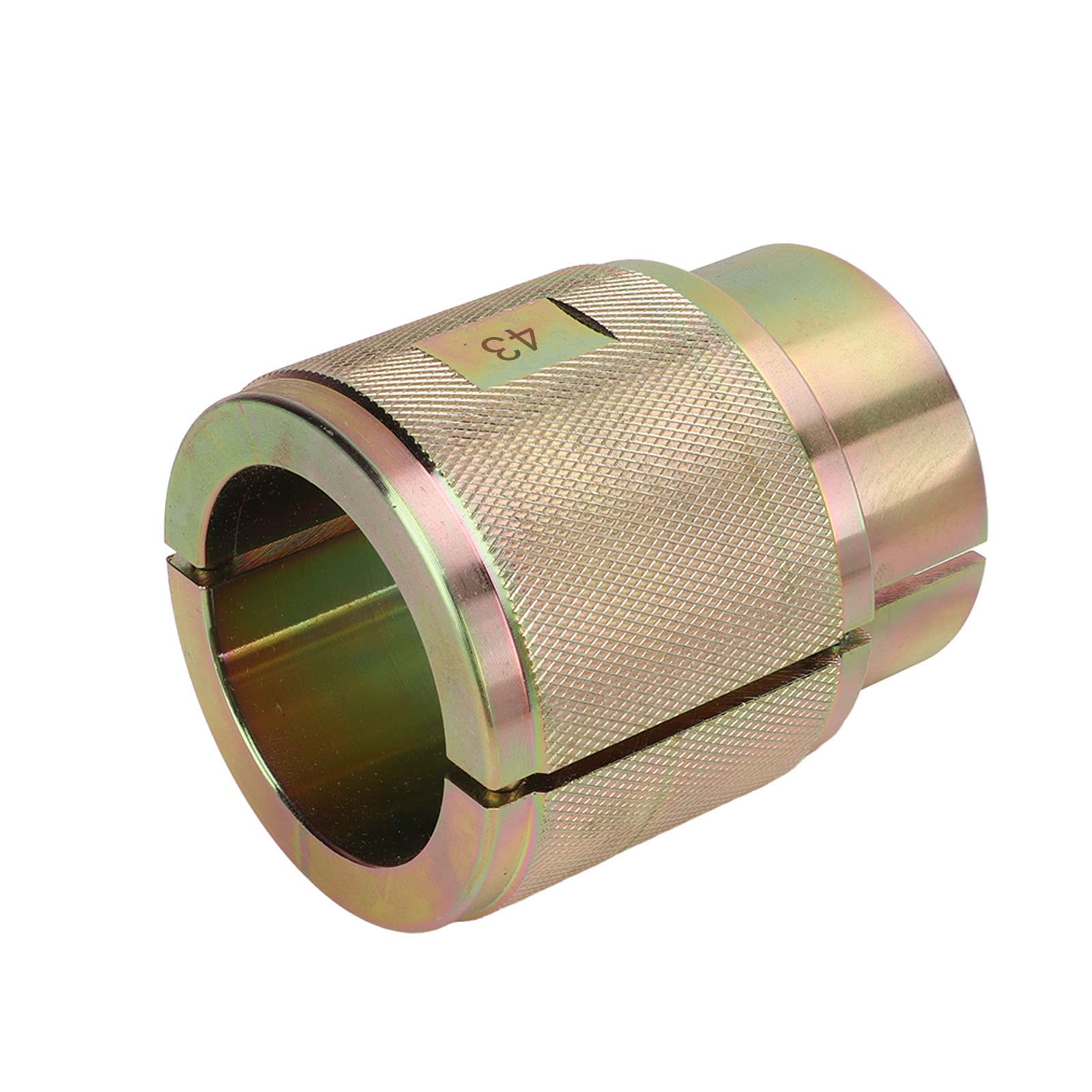 Pilote de Joint de Fourche, Conception Fendue D'outil de Pilote de Joint de Fourche de Moto Remplacement en Acier au Carbone pour les Fourches Avant Inversées Traditionnelles(43mm)