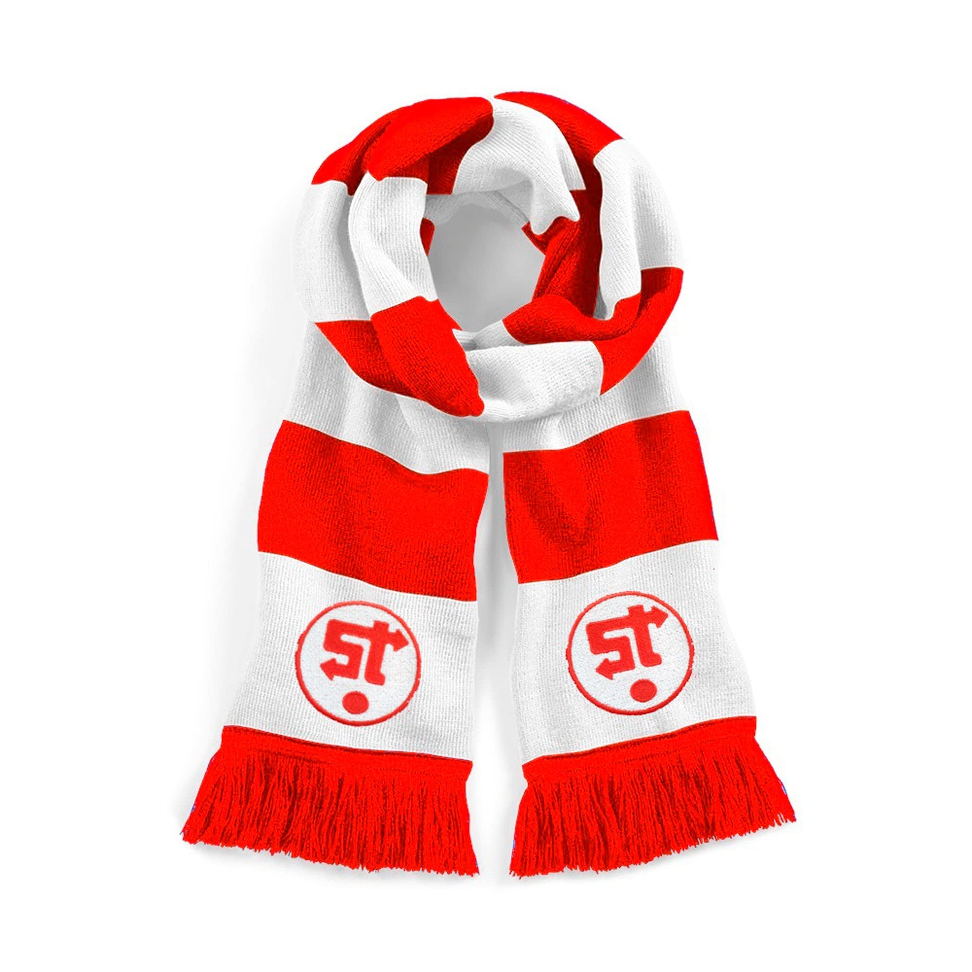 Swindon 1980s Retro Traditional Football Scarf Embroidered Logo