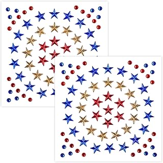 Totelux Calcomanías para el 4 de julio, gemas...