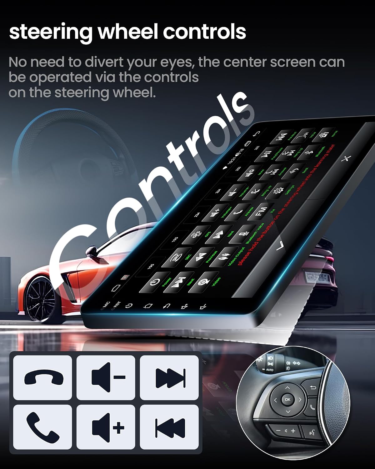 8 Core +32GB ROM Car Stereo Radio for Dodge Ram 1500 2500 2013-2018 image 3
