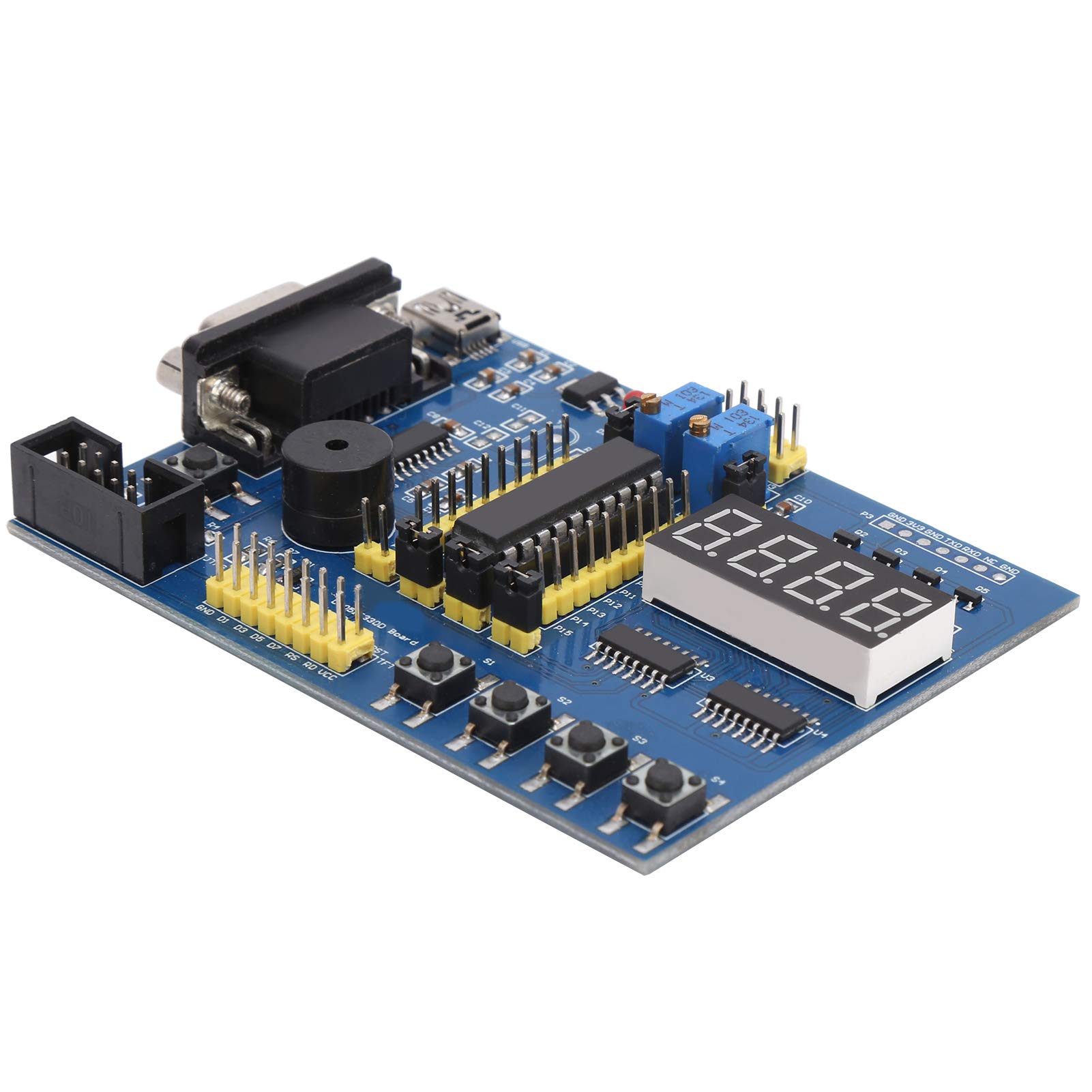 Placa de desarrollo C8051F módulo PCB 3V 5V hardware de aprendizaje electrónico interactivo 8
