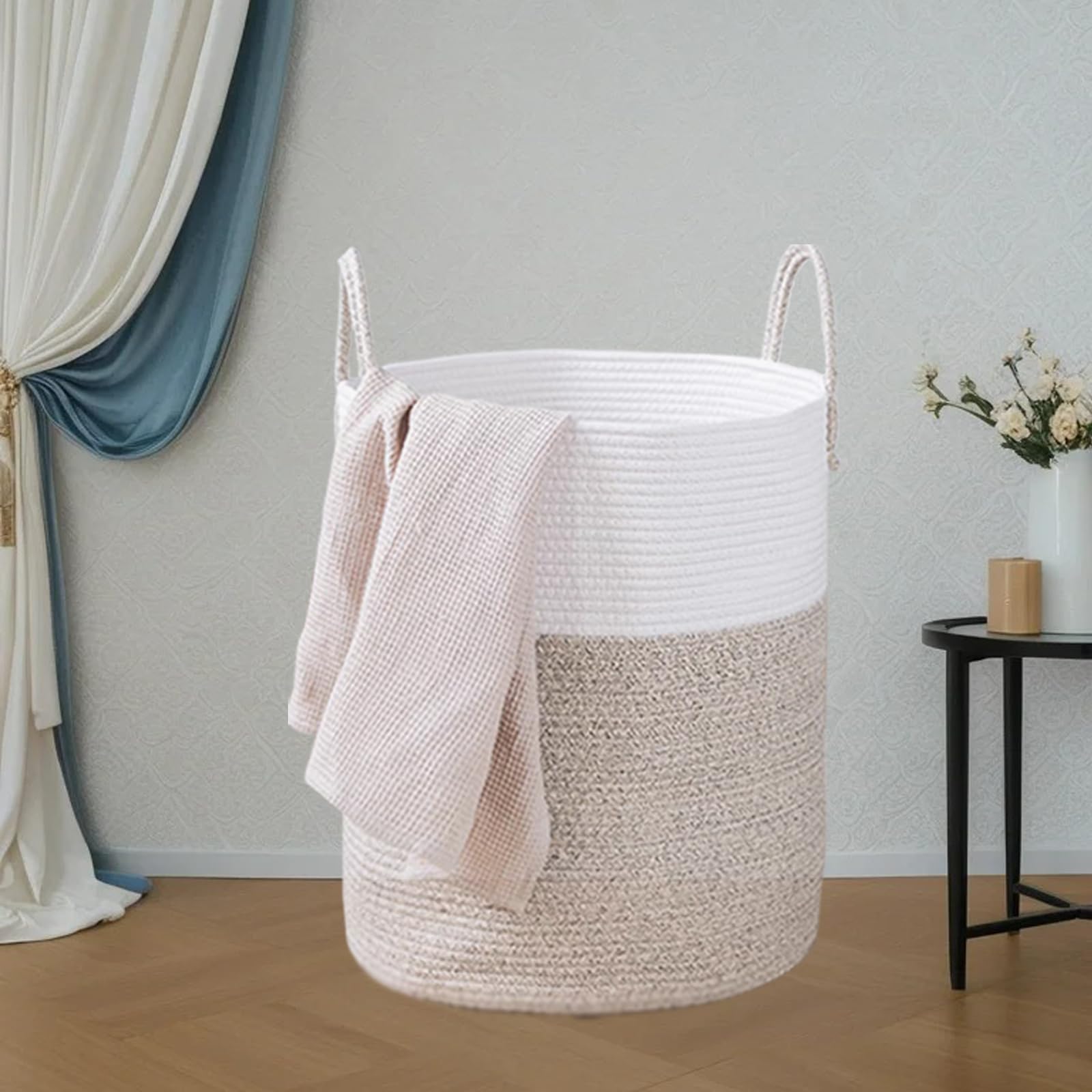 Woven Laundry Basket Organizer (15