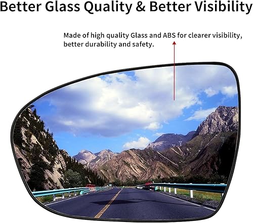 Miniatura 5 de Espejo lateral del conductor de repuesto para Kia Optima 2011 2012 2013 2014 2015  Espejo lateral izquierdo, espejo retrovisor de vidrio con