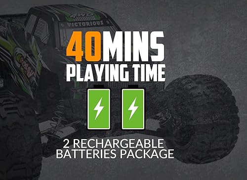 Miniatura 7 de RACENT Camión RC 116 4x4 todo terreno RC Car 40KPH alta velocidad de control remoto coches para adultos