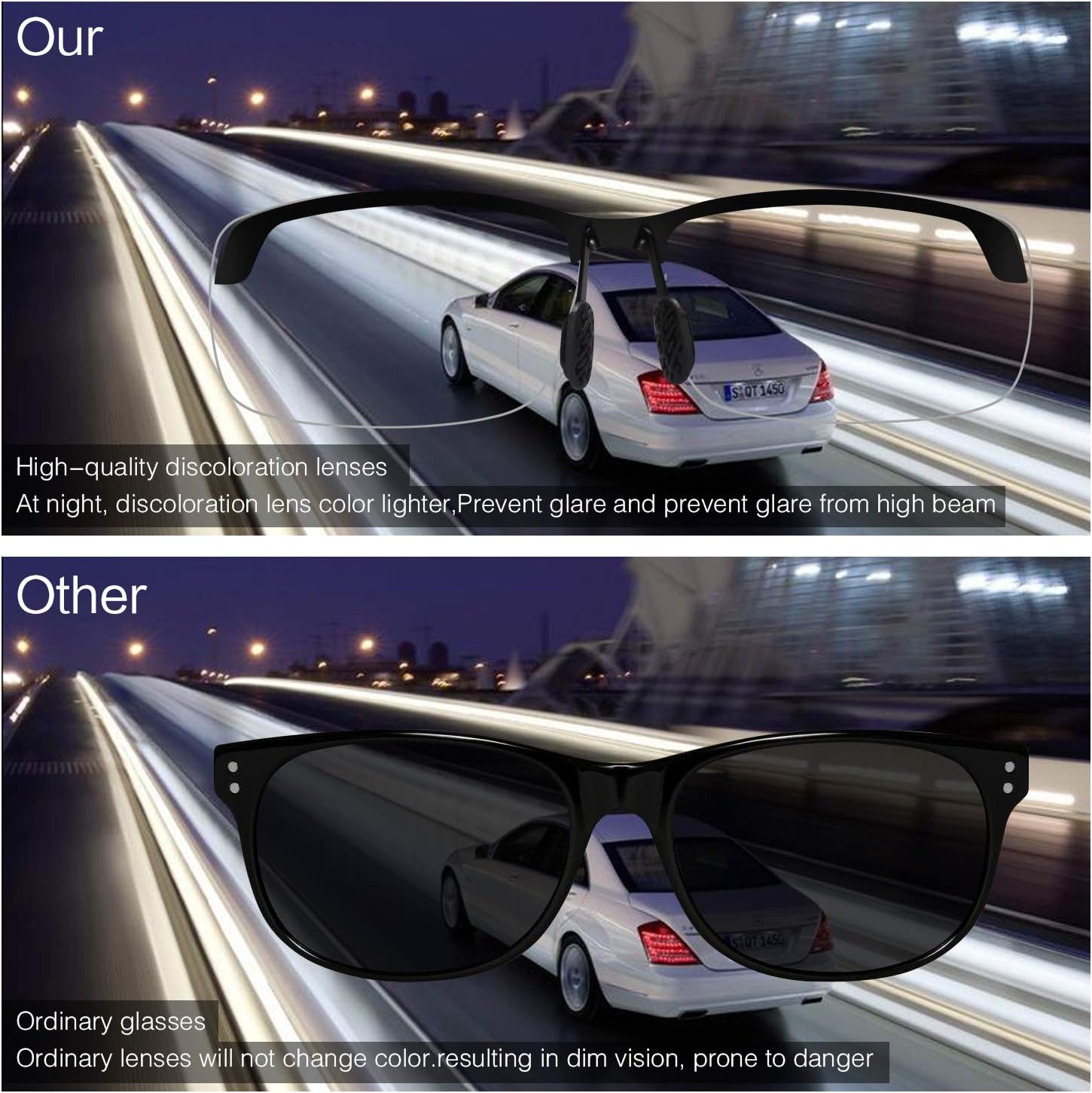 YIMI Polarized Photochromic Sunglasses for Men Women Outdoor Sports Driving Anti Glare UV400 Protection z87 Safety Glasses - Image 7