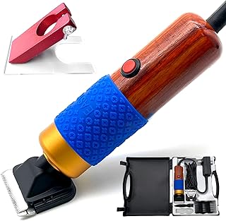 Carpet Trimmer with Shearing Guide, Adjustable Rug Tufting Carver Clippers Electric Shears, Low Noise Vibration Trimmer, Carpet Carving Clippers Making Tool for Tufting Carpet Rug Clean (200W)