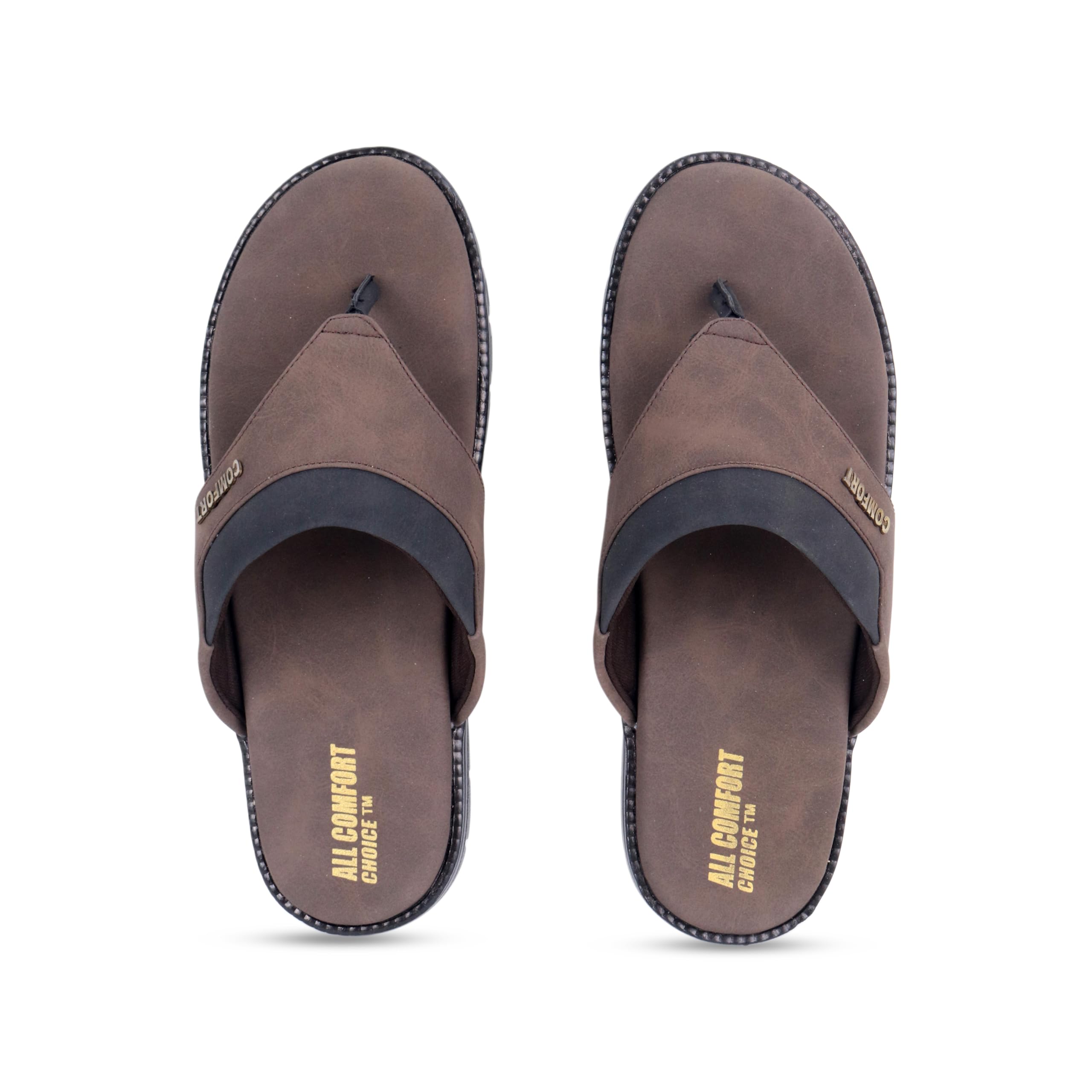 all comfort choice Men’s Comfortable Toe Ring Slippers | Stylish Casual Flip Flops | Lightweight Daily Wear Sandals with Cushioned Sole-picture-54