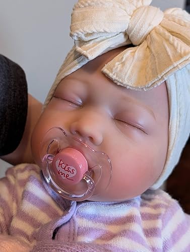 Miniatura 3 de MAREBABY Juego de chupete magnético de estilo rosa de 4 piezas para muñecas de bebé recién nacido, juego de accesorios de juguete de alimentación